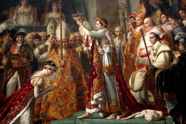 Посвящение императора Наполеона i Лувр