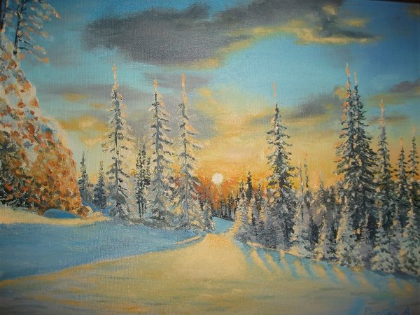 Александр горбик художник зима