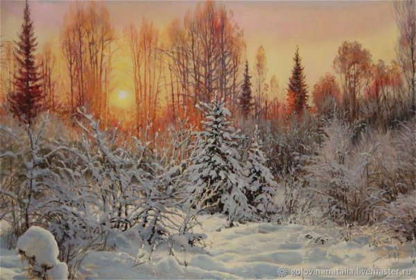 Живопись маслом пейзаж Наталья Головина