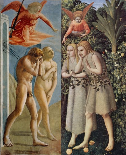 Мазаччо изгнание из рая