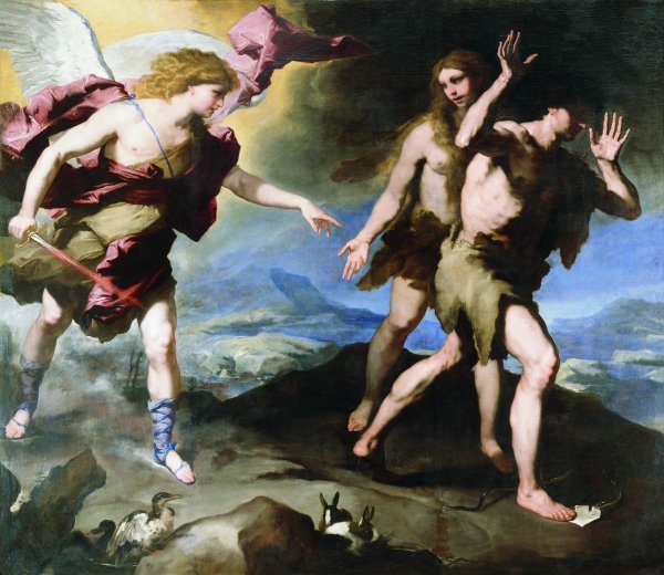 Лука Джордано изгнание из рая