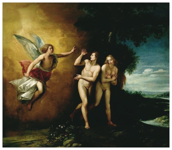 Изгнание Адама и Евы из рая картина