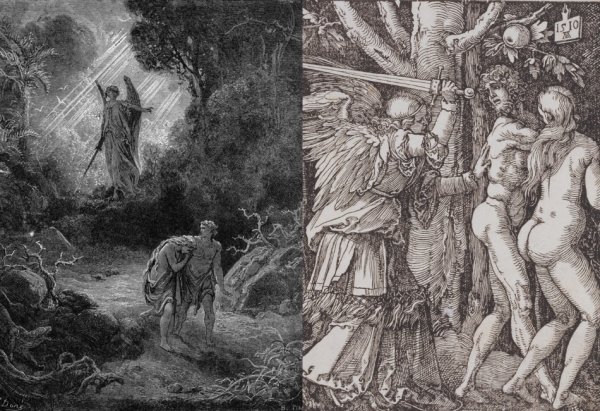 Гюстав Доре адам и ева