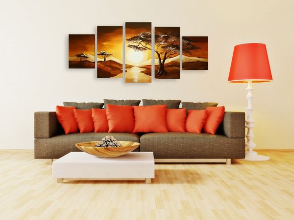 Модульные картины в гостиную