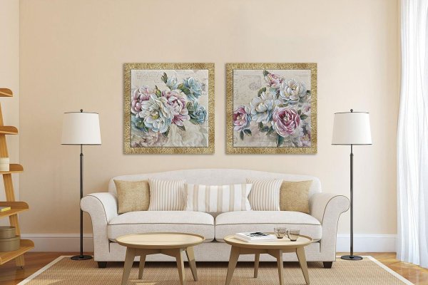 Постеры в классическом интерьере