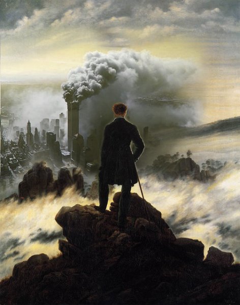 Романтизм. Каспар Давид Фридрих. «Странник над морем тумана»