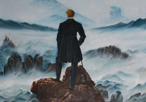 Фридрих Каспар Давид Странник над туманным морем