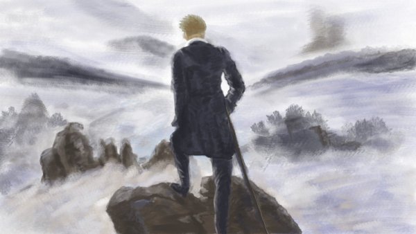 Давид Фридрих Странник над морем тумана