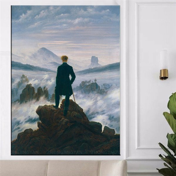 Странник над морем тумана Каспар Давид Фридрих 1818