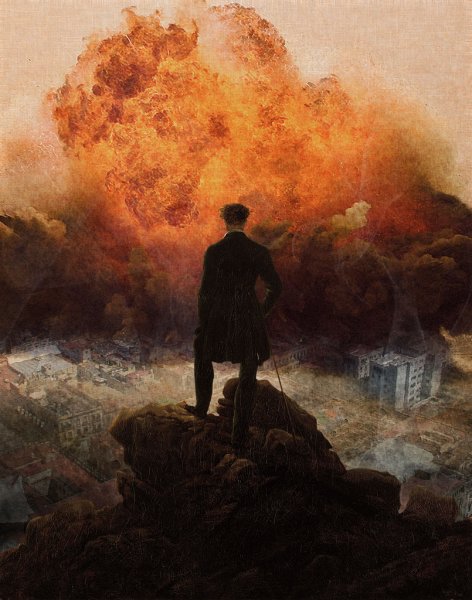 Каспар Давид Фридрих Странник над морем тумана