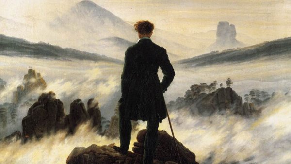 Странник над морем тумана Каспар Давид Фридрих 1818
