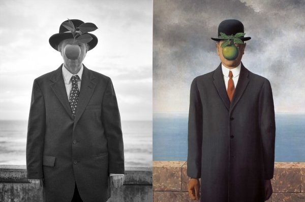 Рене Магритт автопортрет