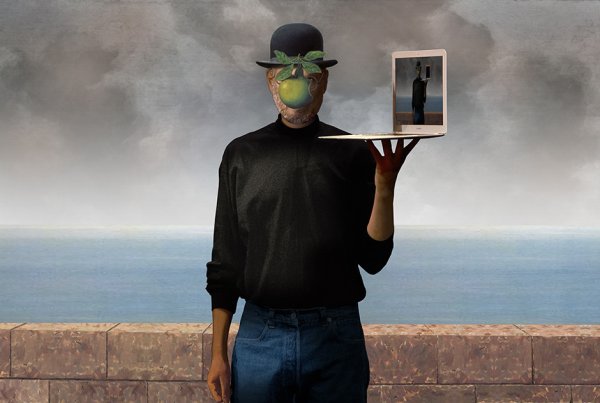 Рене Магритт автопортрет