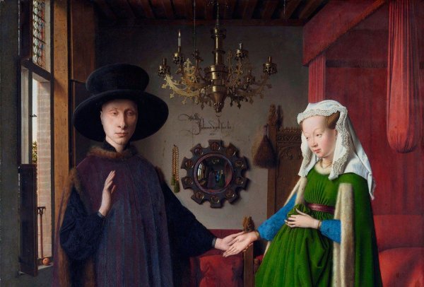 Ян Ван Эйк «портрет четы Арнольфини» (1434)