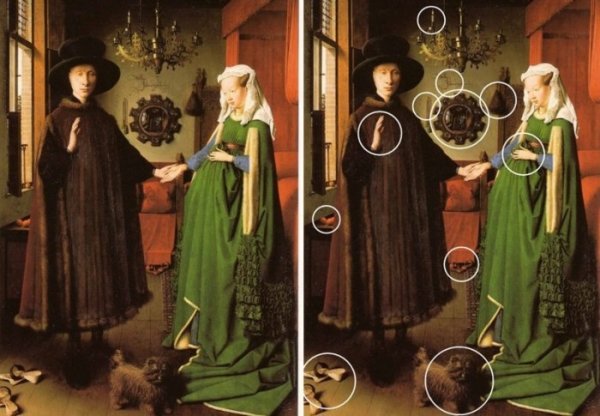 Ян Ван Эйк «портрет четы Арнольфини» (1434)