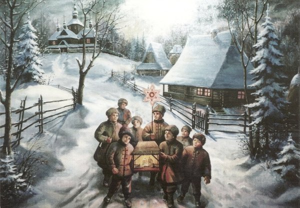 Святки живопись