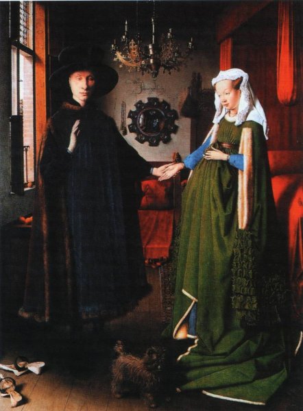 Ян Ван Эйк «портрет четы Арнольфини» (1434)