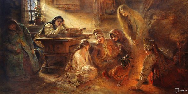 Святки Федоскинские миниатюры