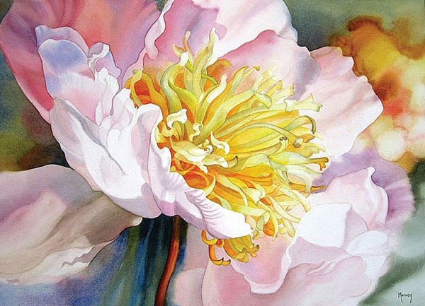 Акварельные цветы Marney Ward