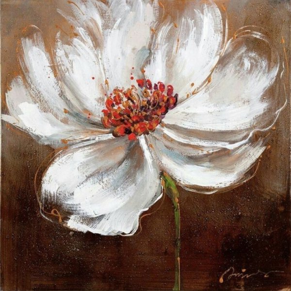 Цветы акрилом