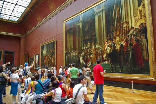 Давид картины в Лувре