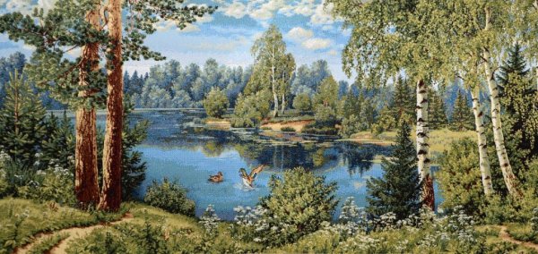 Гобеленовая картина-натюрморт Семеренко