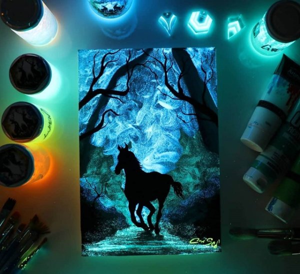 Светящаяся картина