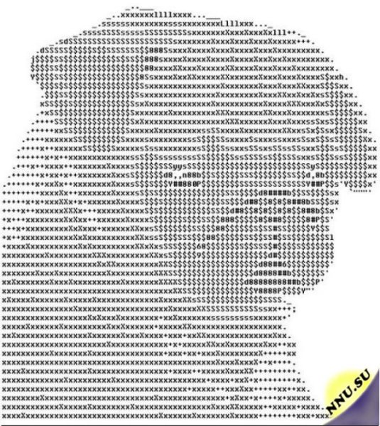 Эйнштейн ASCII