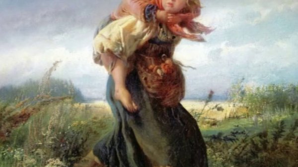 Маковский портрет детей художника 1882