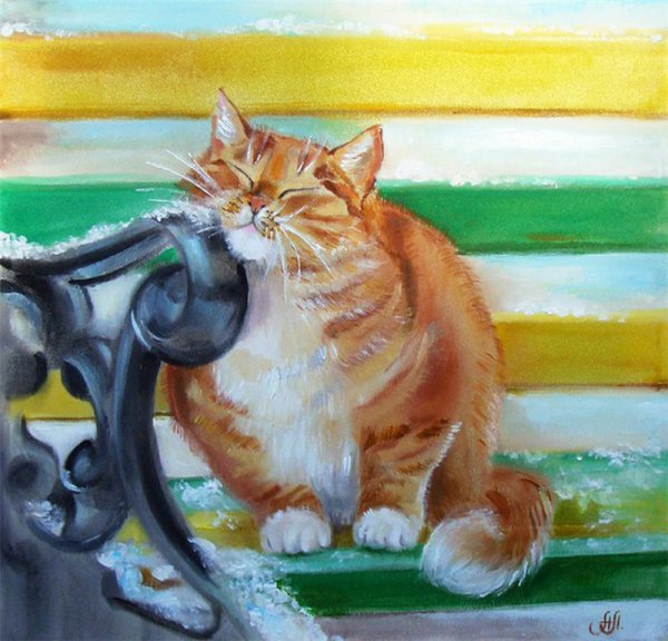 Логинова Аннет художник коты