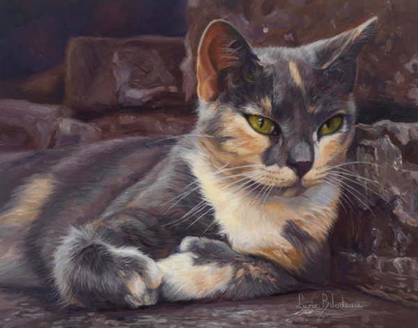 Коты художник Люси Билодо