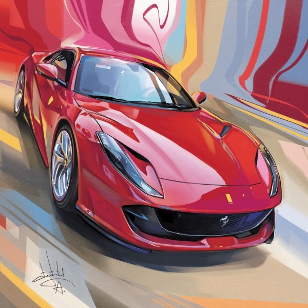 Картины с автомобилями