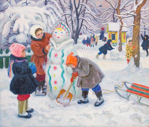 Роберт Дункан живопись зима