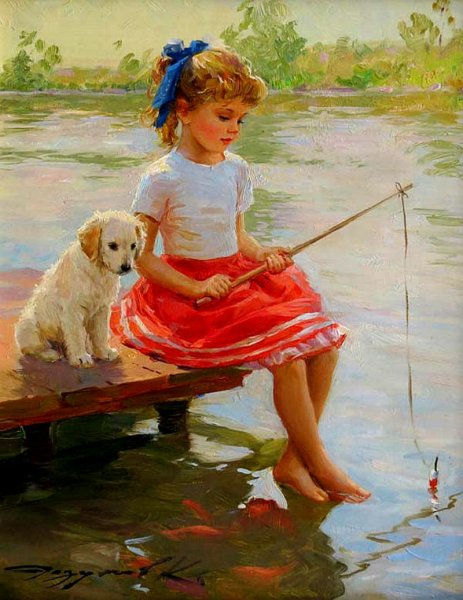 Художник Константин Разумов (Konstantin Razumov). Детство.