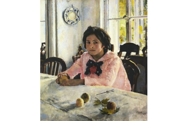 Девочка с персиками (портрет в. с. Мамонтовой). 1887
