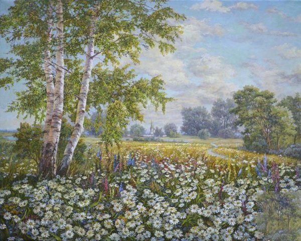 Эдуарда Панова «поле ромашек»,