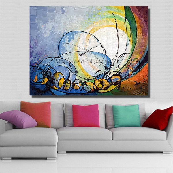 Абстракция в интерьере квартиры