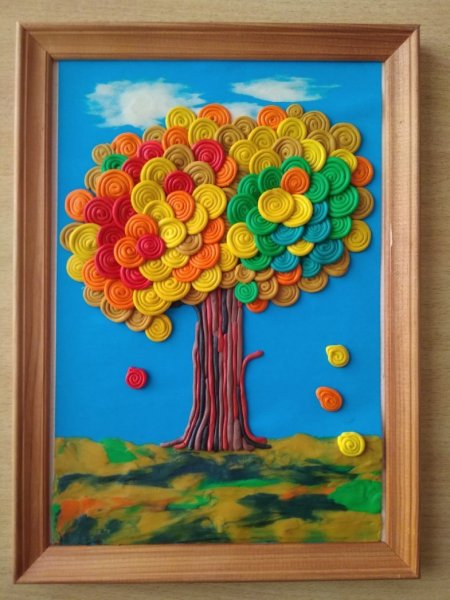 Картины из пластилина