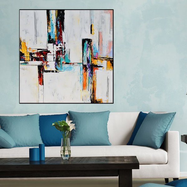 Интерьер в стиле абстракционизм