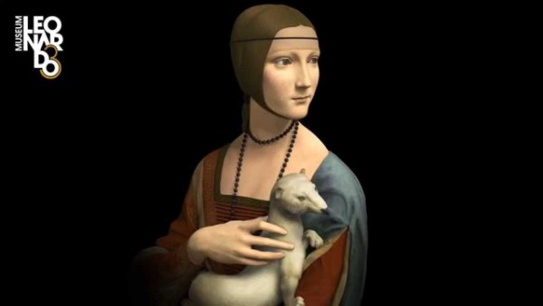 Леонардо да Винчи известные картины дама с горностаем
