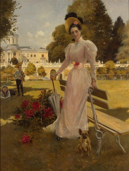 «Дама с собачкой» (1868)