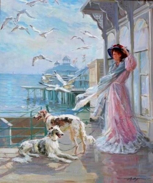 Французский художник Франсуа Мартин-Кавель.