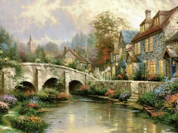 Томас Кинкейд водяная мельница