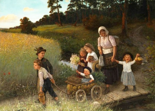 Немецкий художник Карл фон берген (1853 – 1933)