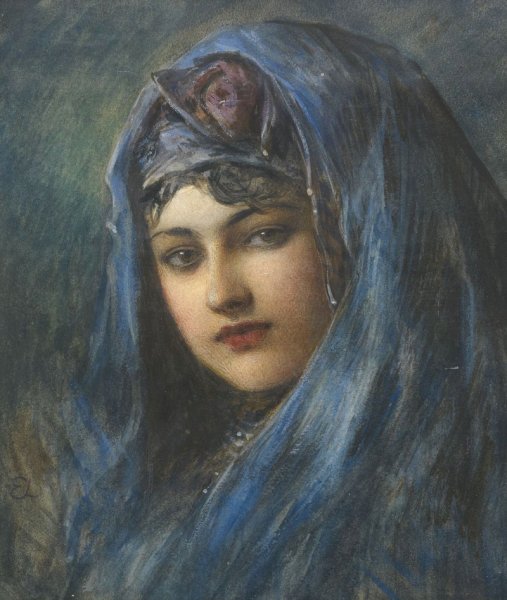 Девушка в клетчатом платке