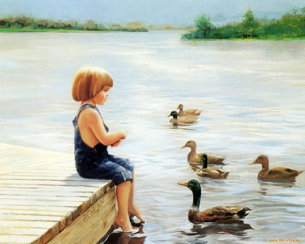 Трогательные картины Дональда Золана (Donald Zolan)