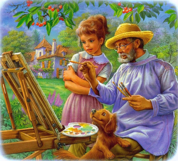 Художник иллюстратор Марсель Марльер