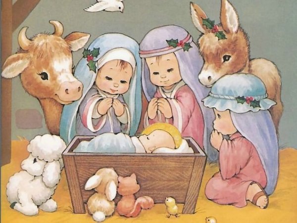 .Художница Дона Гельсингер Рождество Иисуса Христа