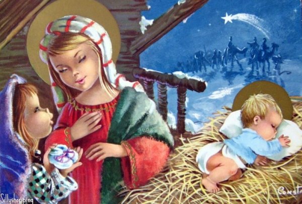 Икона Рождества вертеп