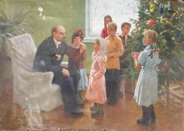 Ленин в Сокольниках картина